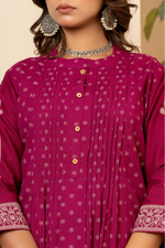 Cotton kurta pant set