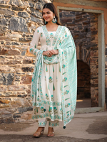 Pretty pretty V neckpure muslin Anarkali