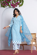 Pure cotton suit with Kota Doria dupatta