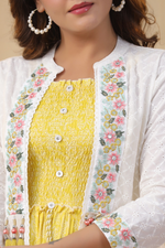 Pure cotton pretty pretty shifli jacket dress