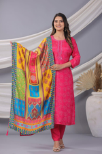 Pretty pretty pure muslin silk suit set