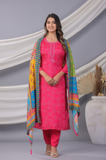 Pretty pretty pure muslin silk suit set