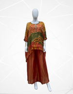 Heavy shimmer tissue kaftan set