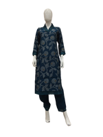 Beautiful muslin V neck kurta pant