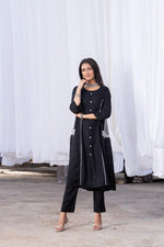 Heavy cotton rayon designer pocket kurta pant