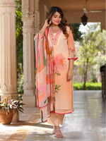 Soft n elegant organza suit set