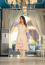 Premium linen cotton embroidered set