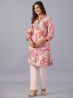 Pure muslin stylish kurta pant