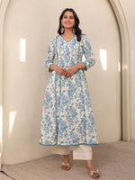 Beautiful A line kurta pant with pintex work and lace detailing kurta pant