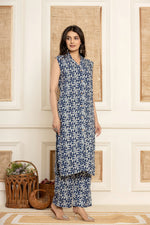 Heavy rayon sleeveless kurta pant (extra sleeves available)