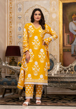 Best selling in super stunning cotton suit set with lace detailing