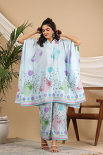 Stylish n elegant pure cotton kaftan set