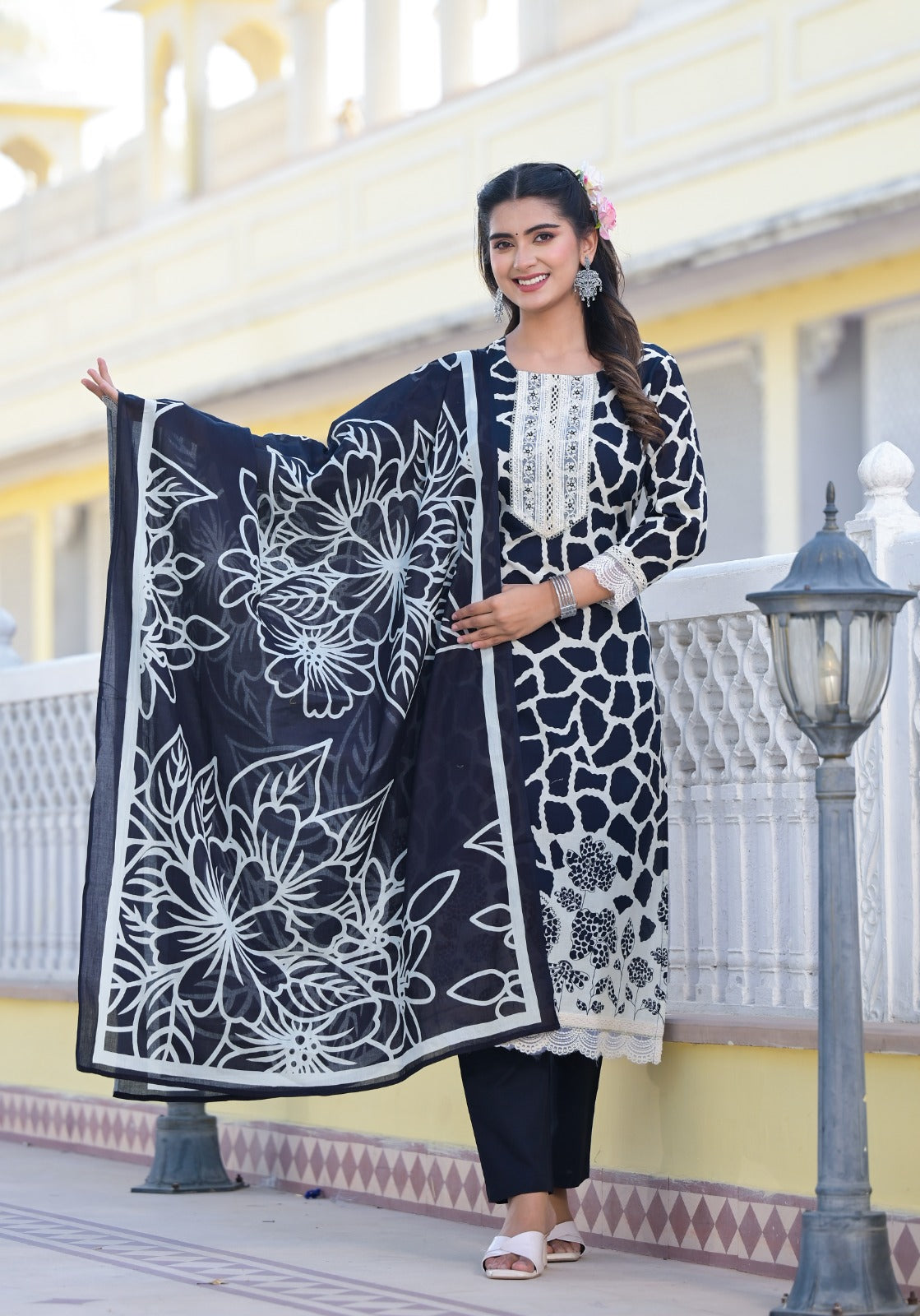 Pure cotton digital printed suit set