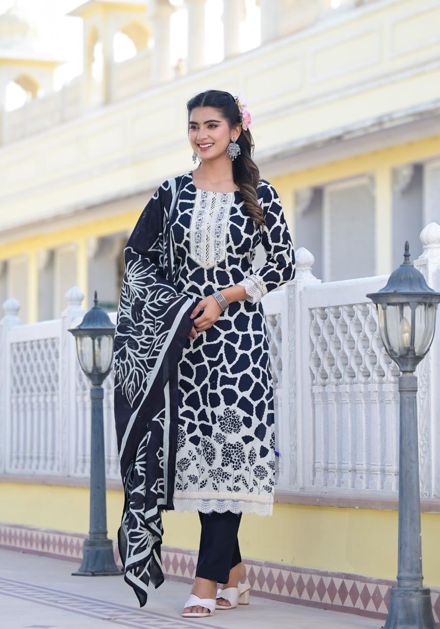 Pure cotton digital printed suit set