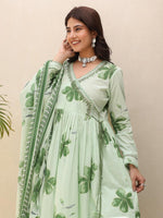 Angrakha style digital cotton suit set!