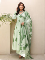 Angrakha style digital cotton suit set!