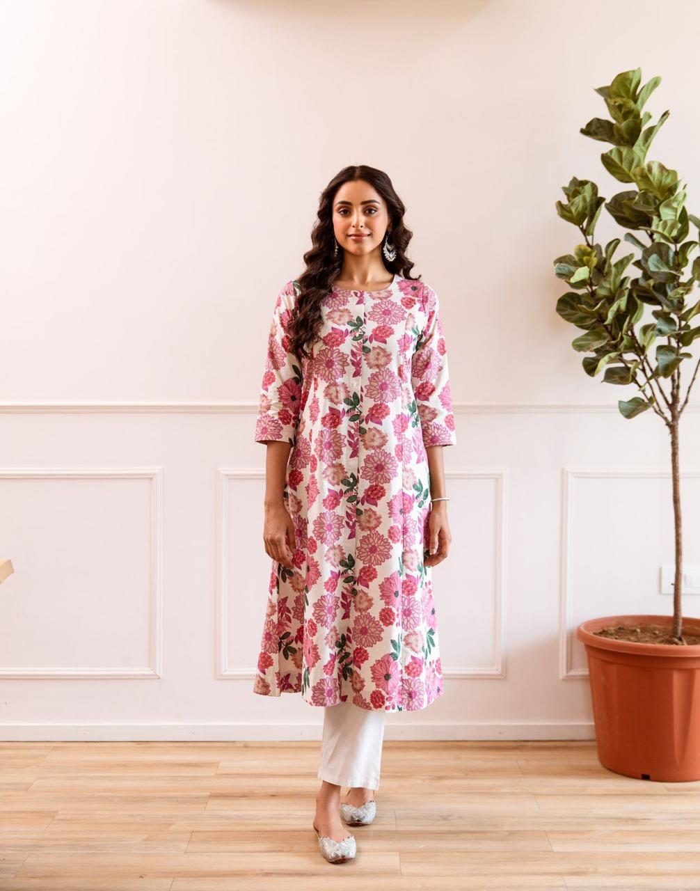 Beautiful cotton kurta pant