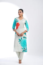 Pretty pretty natural crepe digital print kurta pant