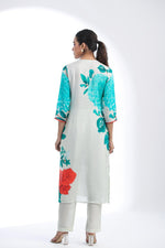 Pretty pretty natural crepe digital print kurta pant