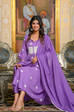 Beautiful mul cotton with lining bandhani suit set with superb pearl detailing