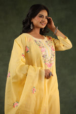 Soft Kota tissue embroidered suit set