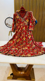 Gorgeous super cotton Anarkali suit set