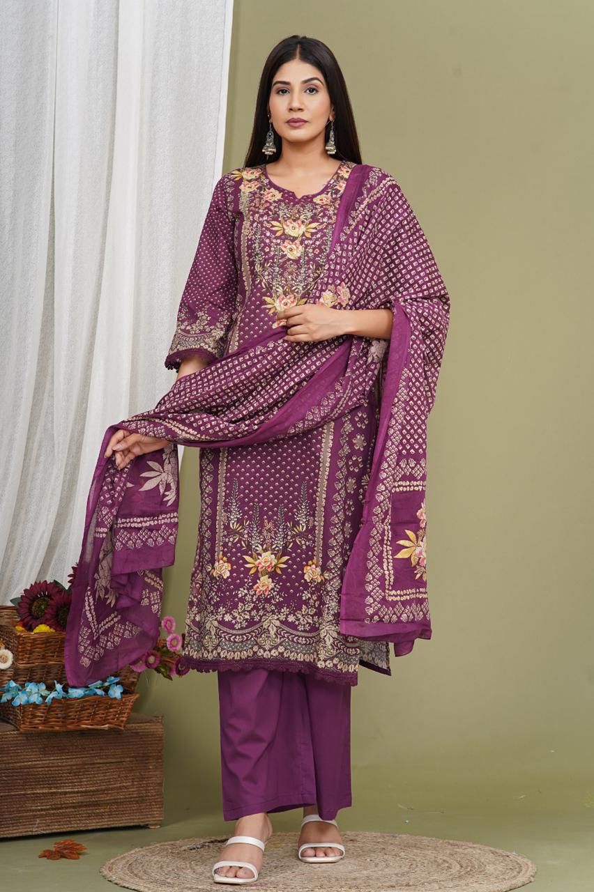 Beautiful cotton suit set