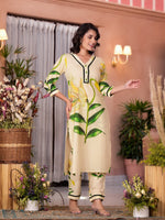 Designer premium looking digital print kurta pant