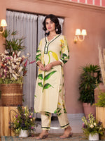 Designer premium looking digital print kurta pant