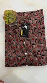 Beautiful V neck cotton kurta