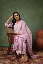 Pretty dola silk lining suit set