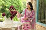 Pretty pure cotton embroidered suit set with pretty detailing