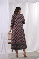 Beautiful cotton shrug dress in black