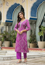 Pretty pure crepe with intricate detailing kurta pant