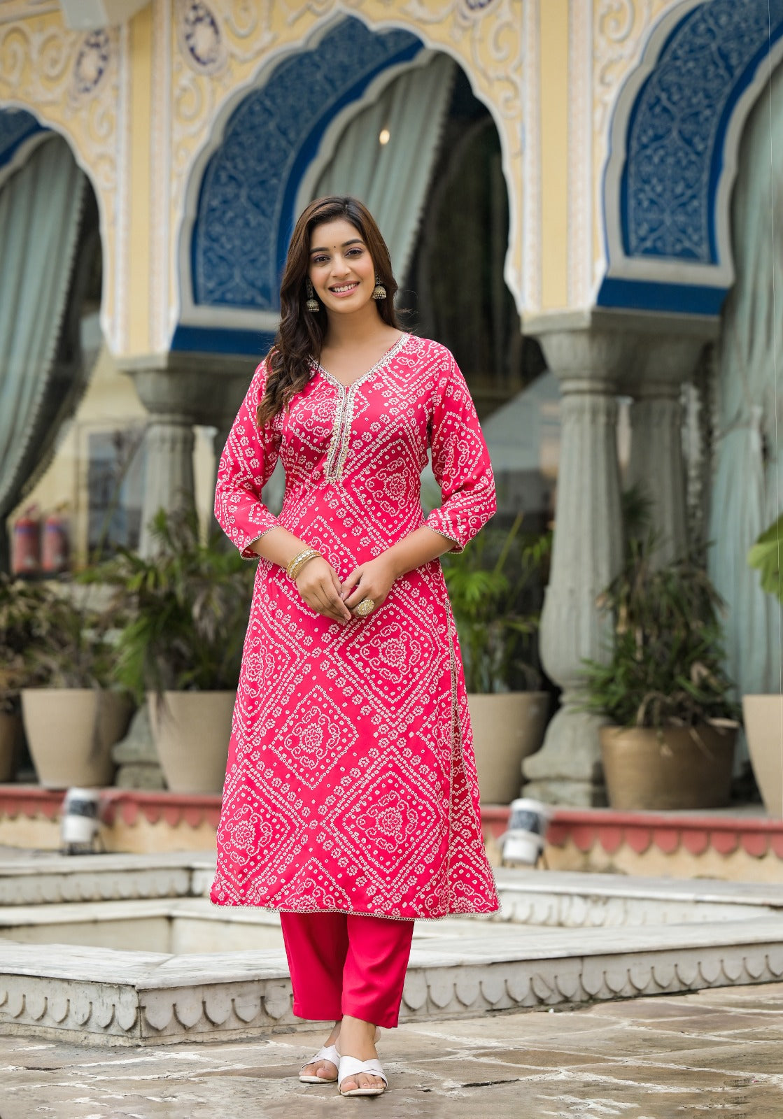 Pretty pure crepe with intricate detailing kurta pant