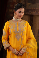 Super gorgeous dola silk intricate zari work party wear suit set