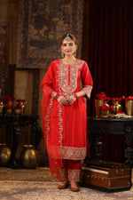 Pretty premium silk suit set in party wear