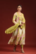 Pretty embellished muslin silk suit set