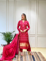 Premium gaji sill lakri patta suit set