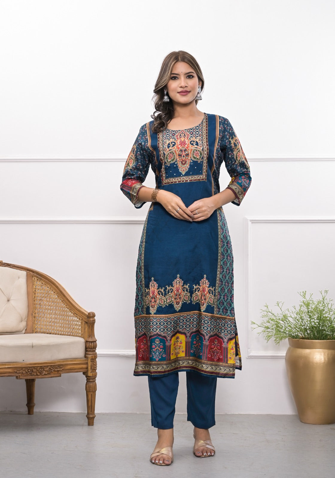 Pretty dola silk suit set