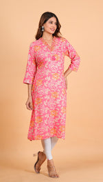 Premium modal v neck kurta