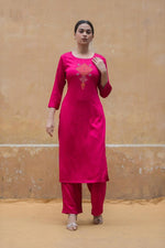 Pretty gaji silk kurta pant