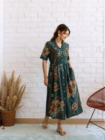 Pretty boho embroidered dress