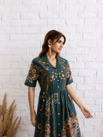 Pretty boho embroidered dress