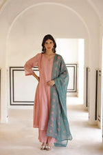 Beautiful Mul chanderi suit set