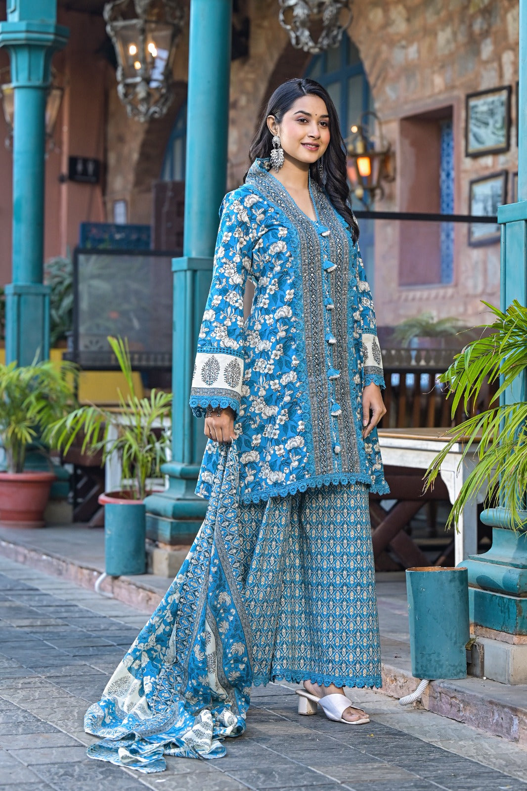 Designer cotton suit set