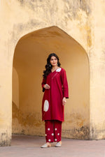 Cotton kurta with beautiful embroidery