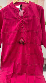 Pure cotton embroidery co ord