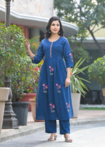 Pretty cotton embroidery co ord set