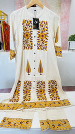 Block print kurta pant